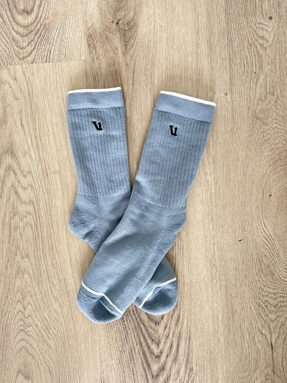 Vuori Blue Crew Socks